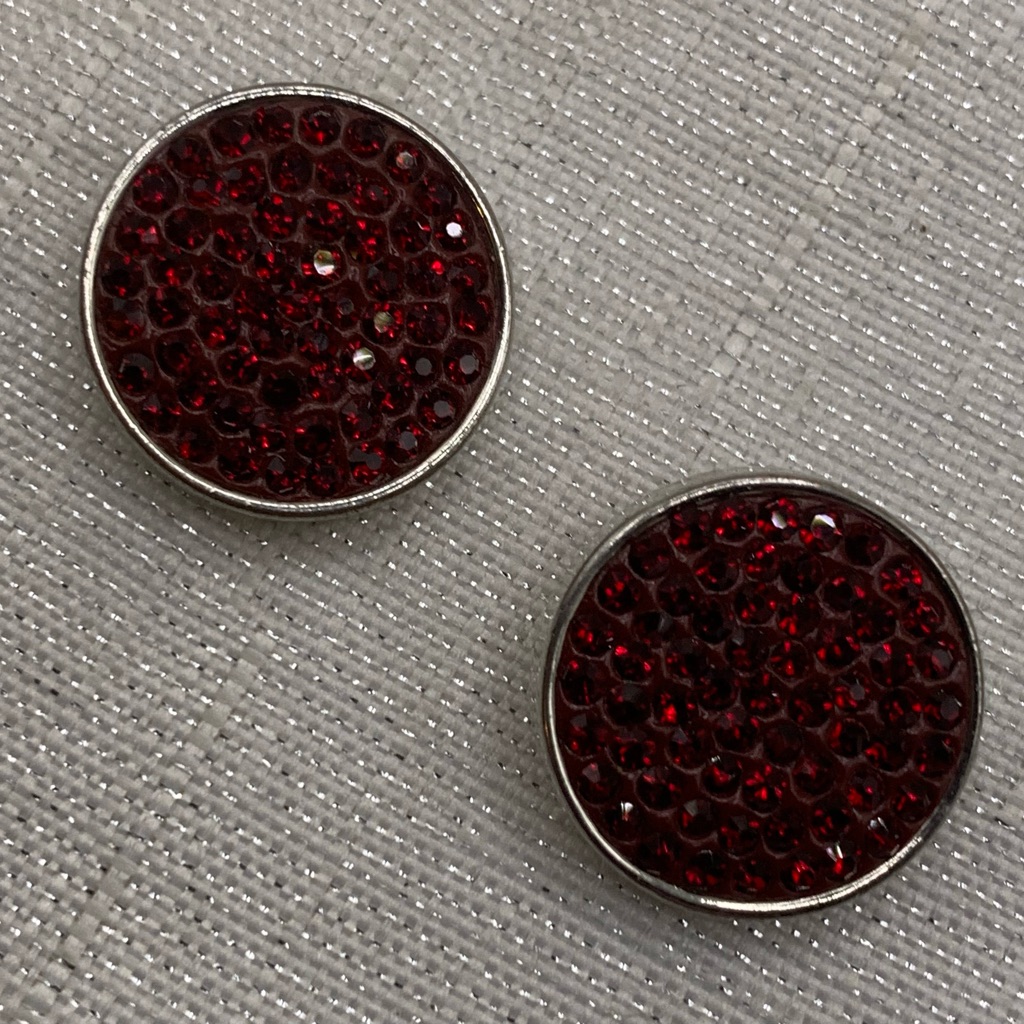 Deep Red - Sugar Charms - Matching Snap Button Charms - 18mm20mm Charms 6$
